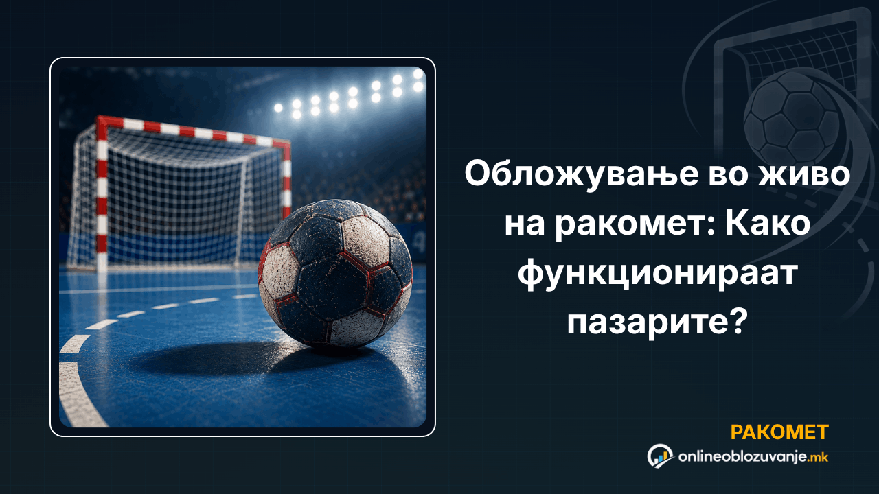 Обложување во живо на ракомет: Како функционираат пазарите?