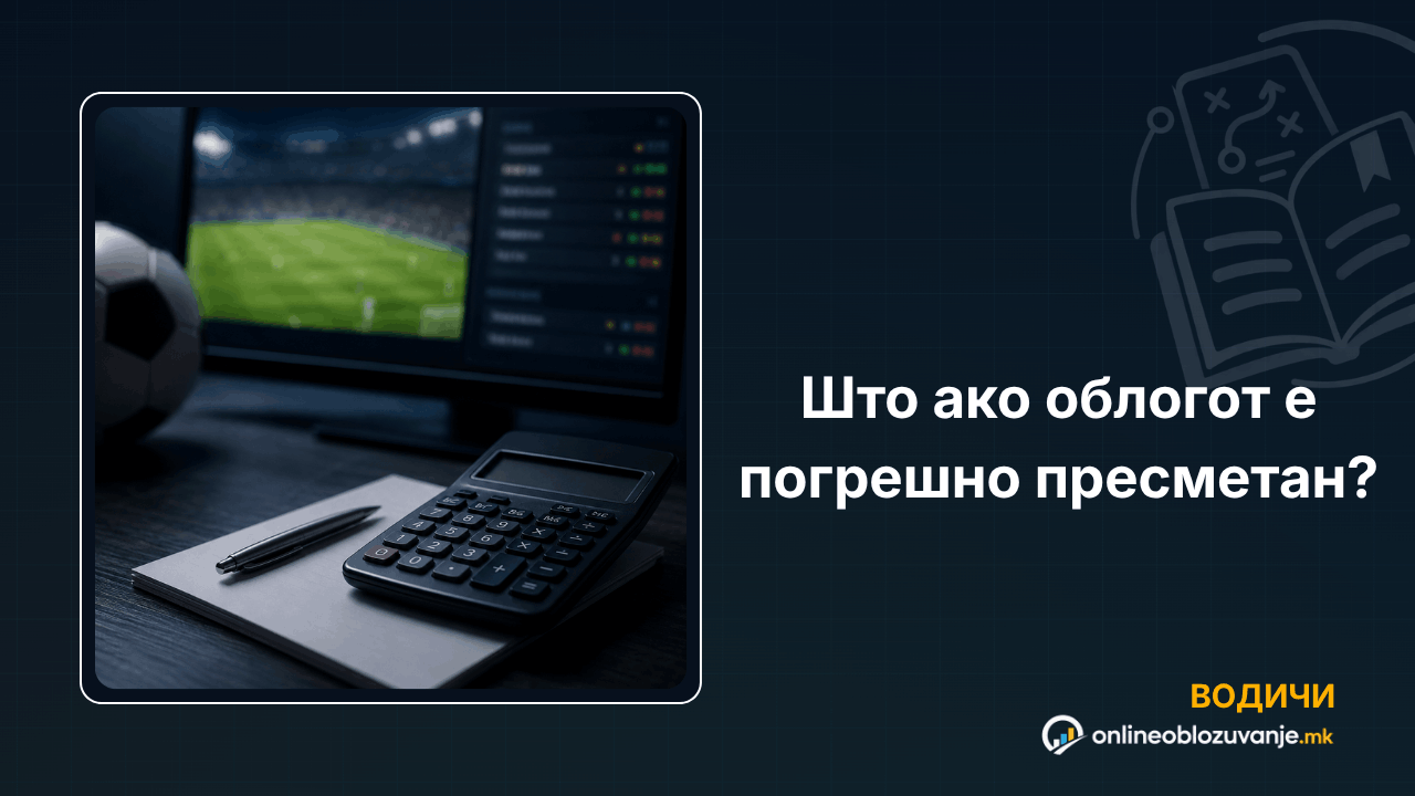 Што ако облогот е погрешно пресметан?
