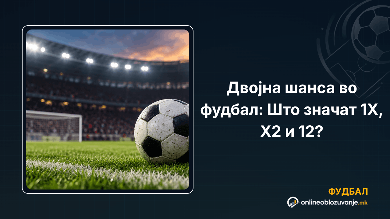 Двојна шанса во фудбал: Што значат 1X, X2 и 12?